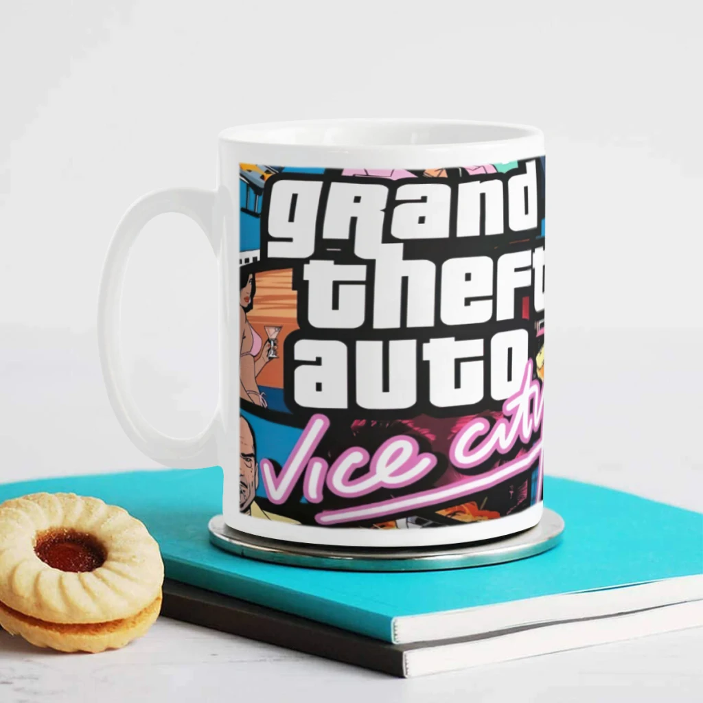 Gta-Vice-City-Square-newest Design Tea Coffee Mugs Bachelorette Party Team Groomsman Cups Wedding Gifts