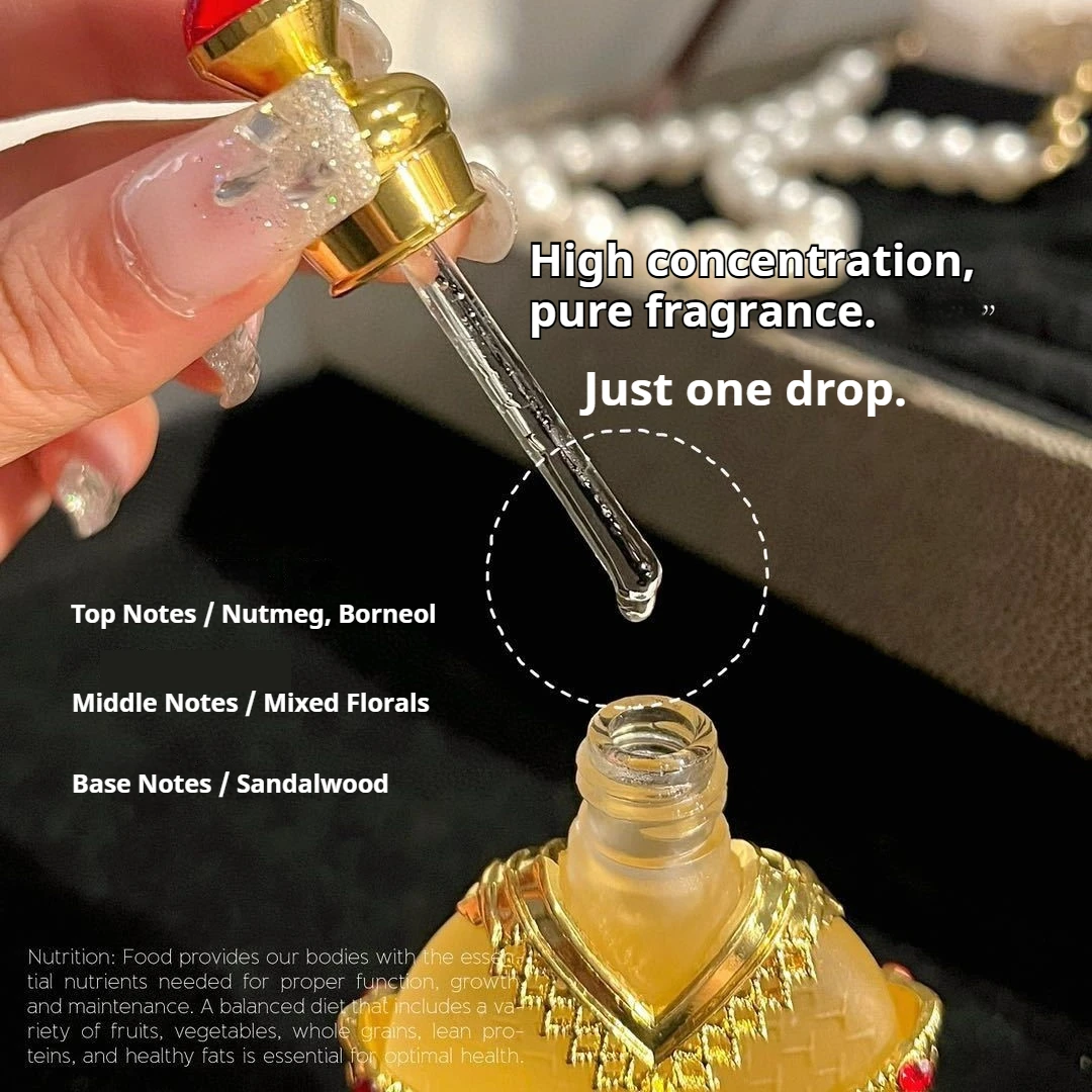 عطر فرمون عربي عطر شرقي ذهبي مركّز عطر منعش عطر زيت طبيعي عطر يدوم طويلاً