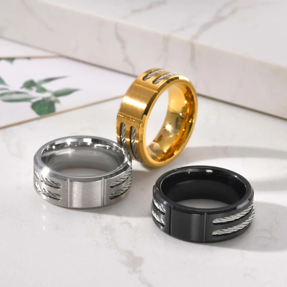 Personalized Chunky Ring