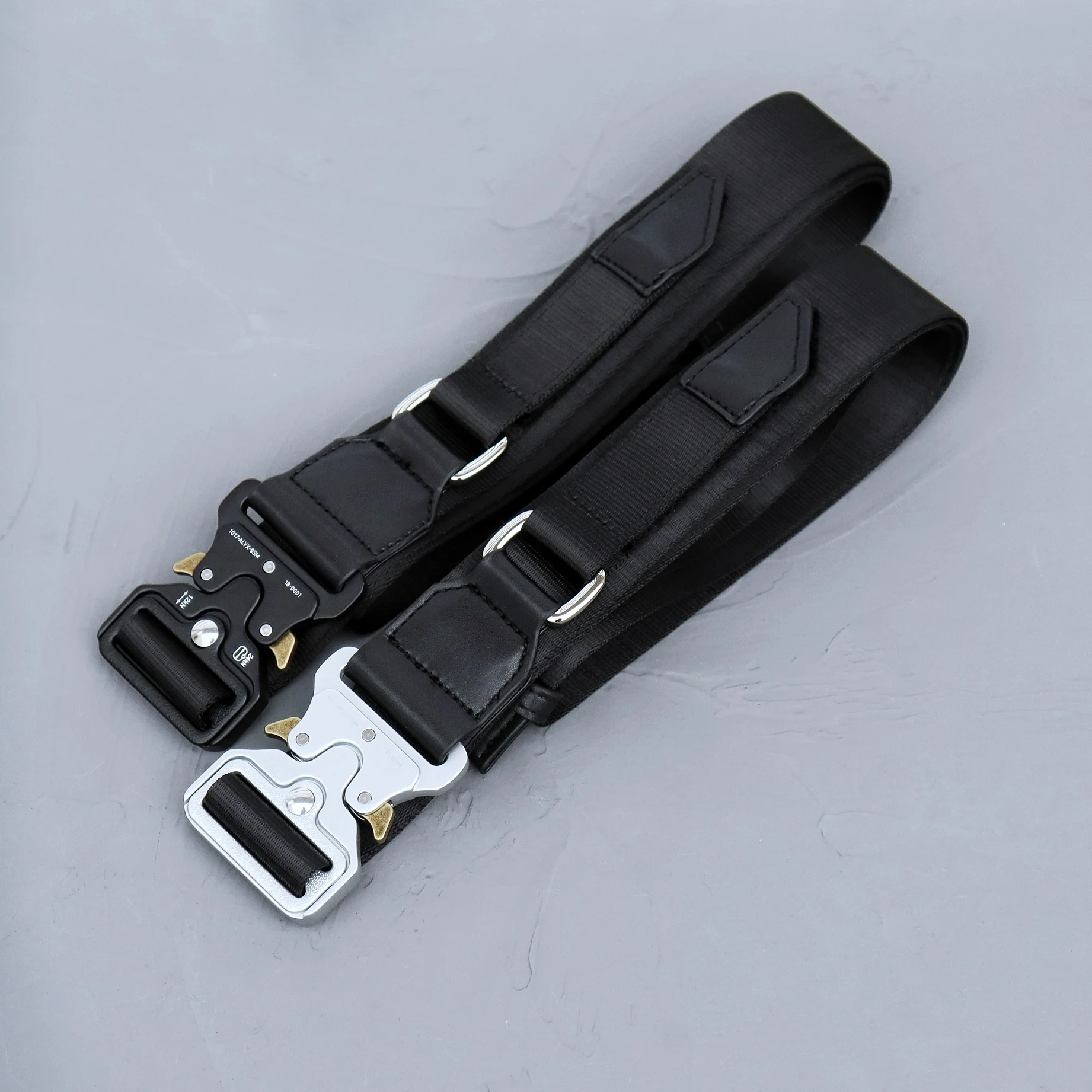 Unisex Youth Tactical Functional Metal Buckle Canvas Belt Fashionable All-Match Waist Belt for Couples ALYX 1017 9SM High Street