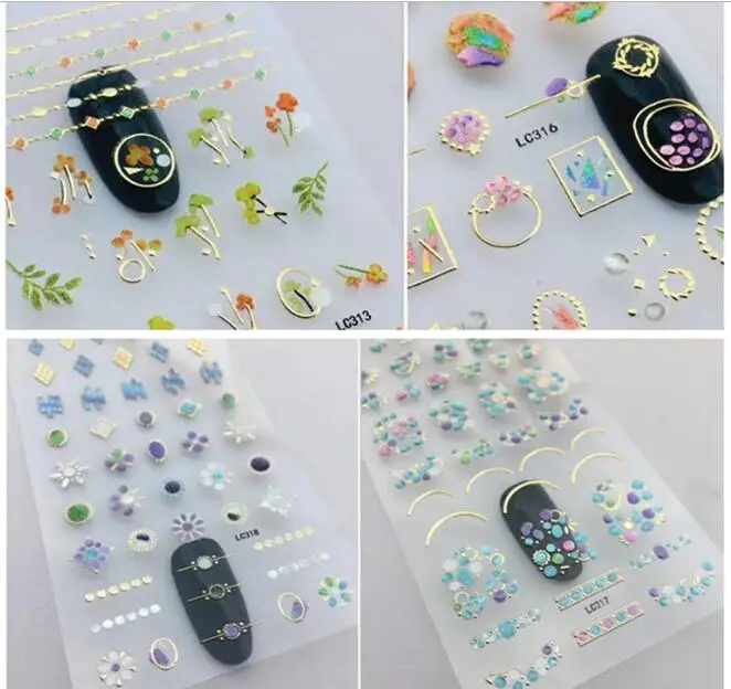 

1 Sheet Diamond Magic Stars Moon Universe 3D Nail Art Stickers Constellation Nail Design Stickers of DIY Nails Accessories