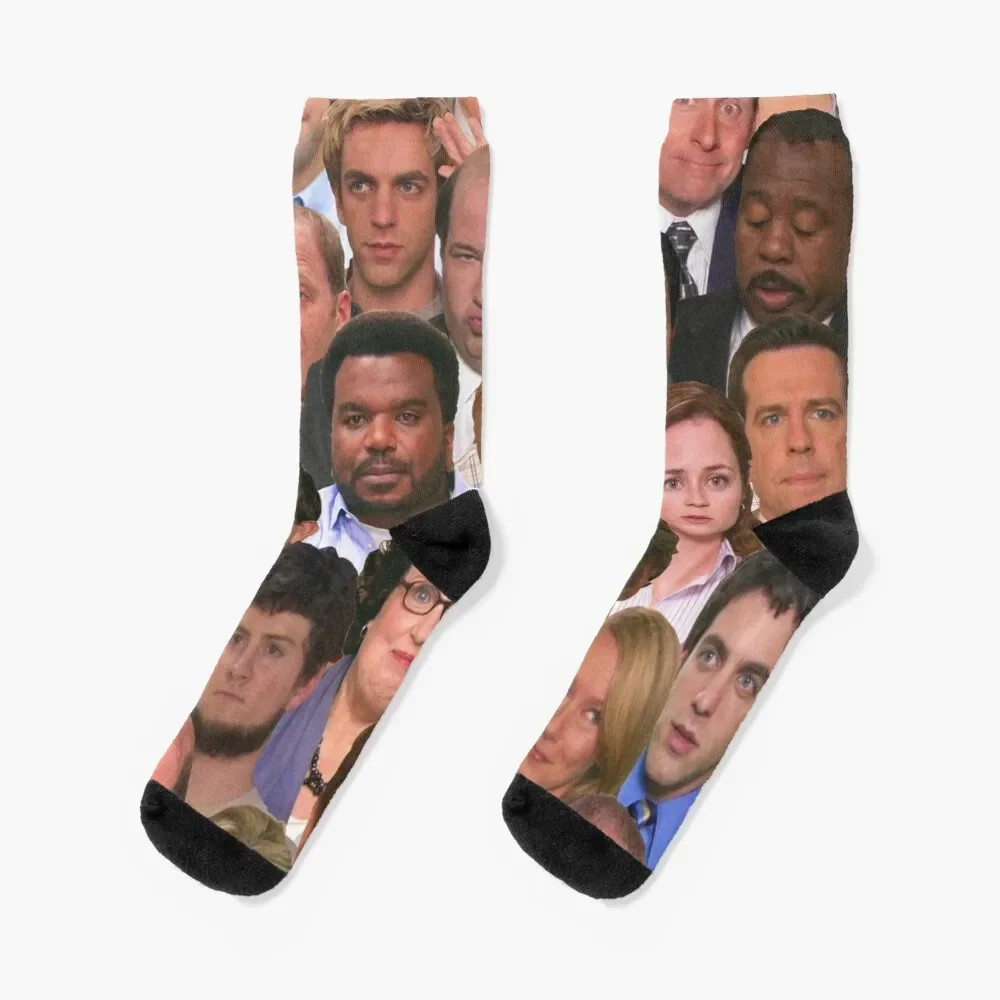 

The Office Characters Collage Socks New year's man cute Man Socks Women's