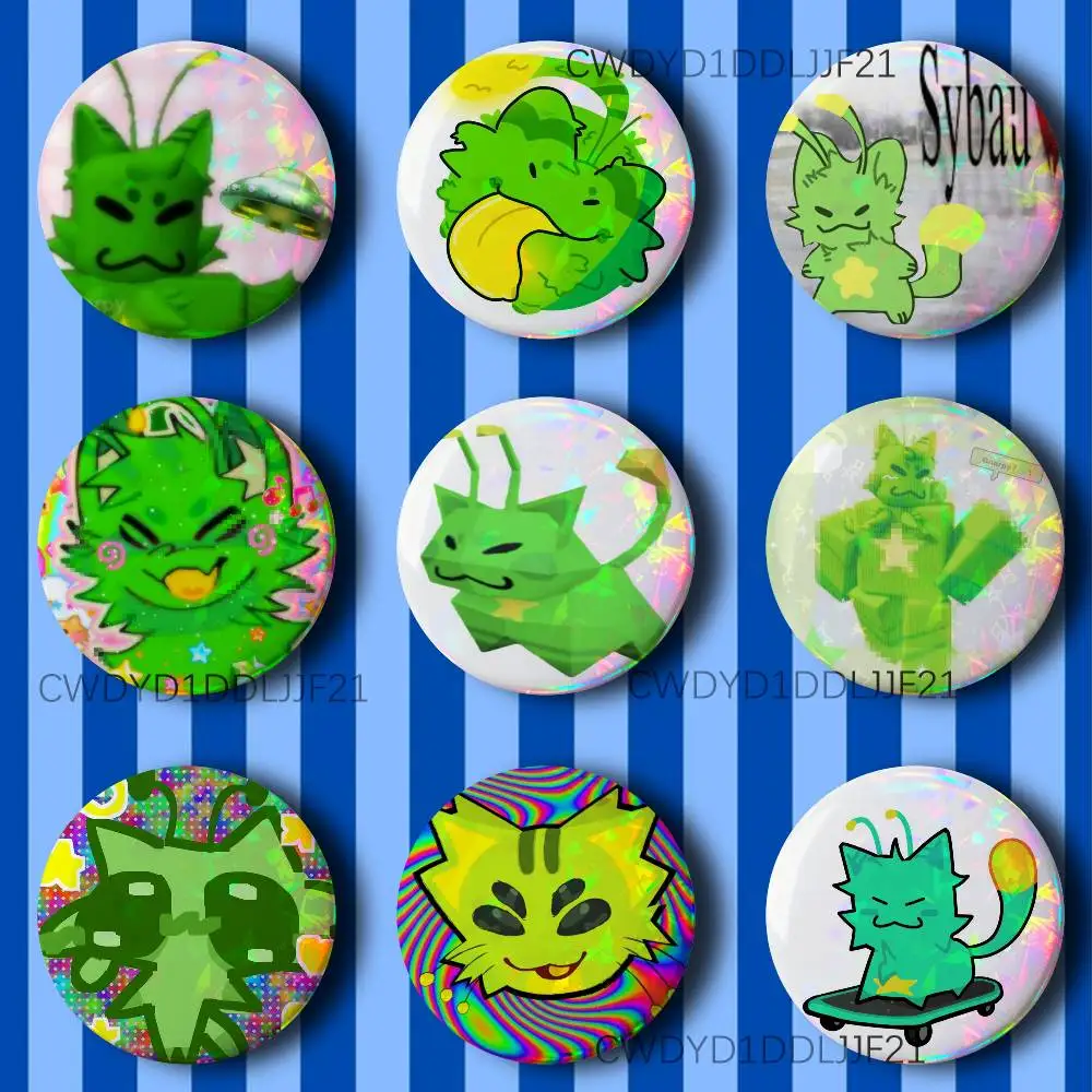 

R-Regretevator Game G-Gnarpy Button Pins Cool Anime Cosplay Badges Clothes Backpack Decorations Brooch Gifts