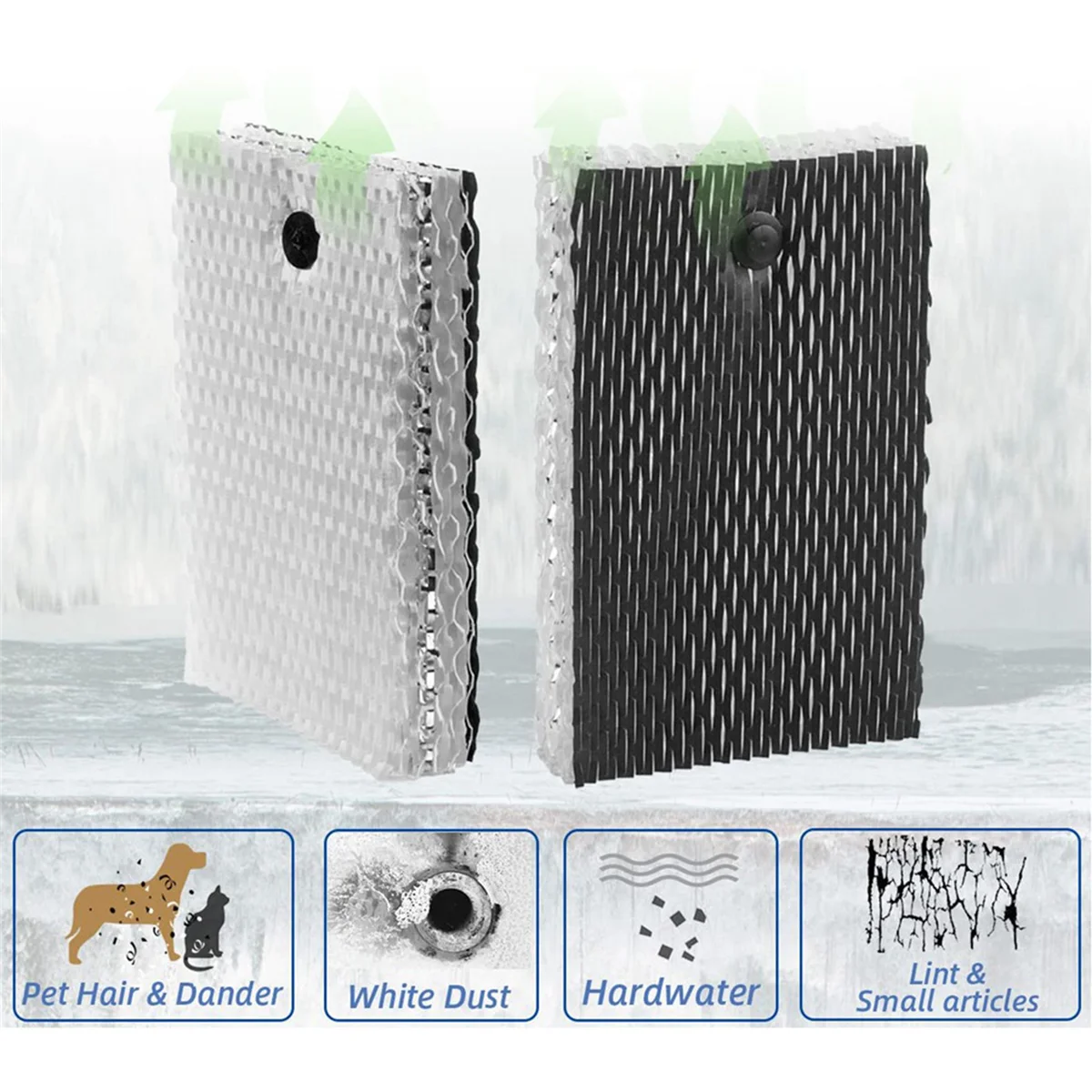 X09A HWF100 مرطب الفتيل فلتر E بدائل لمرطبات هولمز HWF100-UC3 Bionaire BWF100 - 12 عبوة