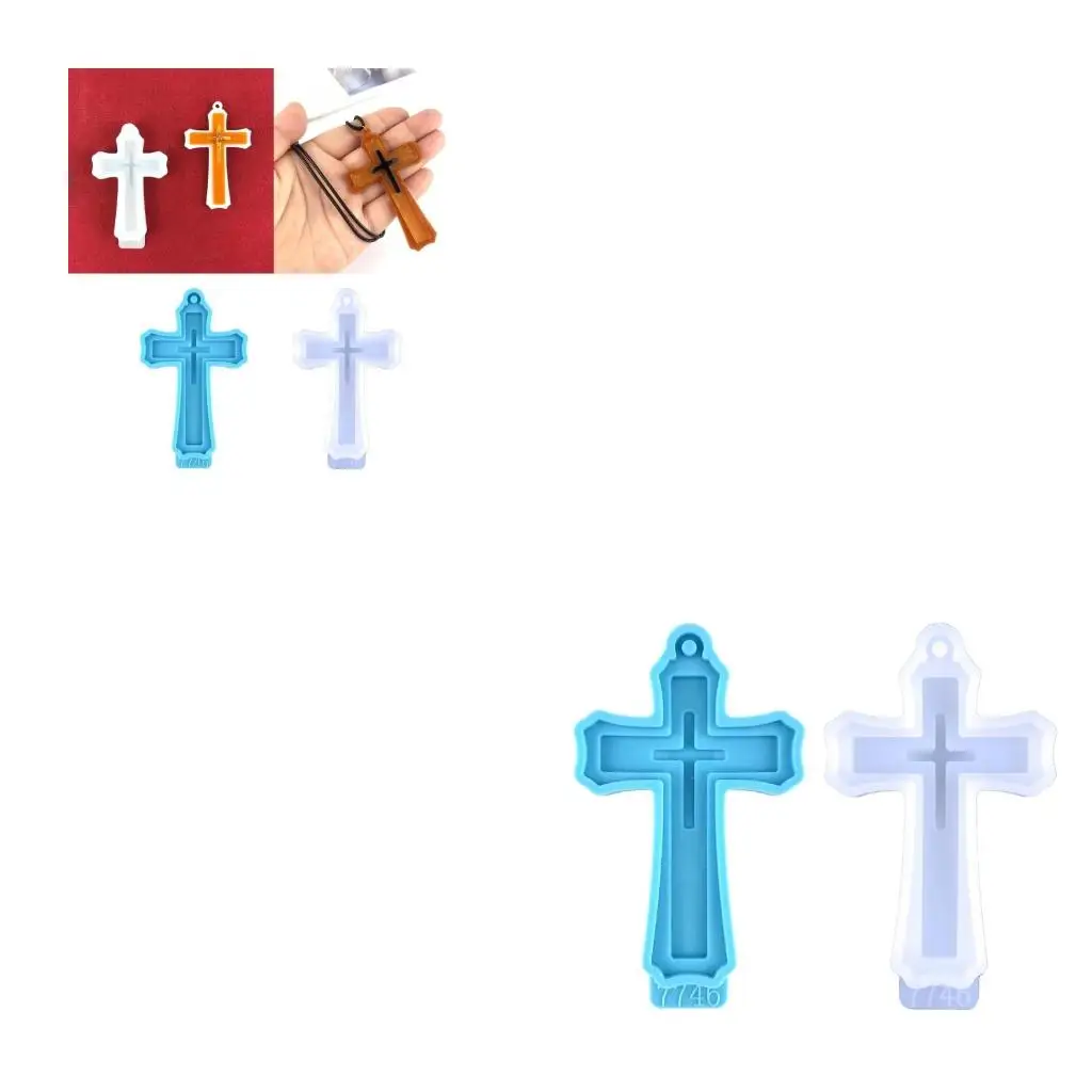 

Resin Mold,Crucifix Silicone Mold Epoxy Resin Mold Jewelry Casting