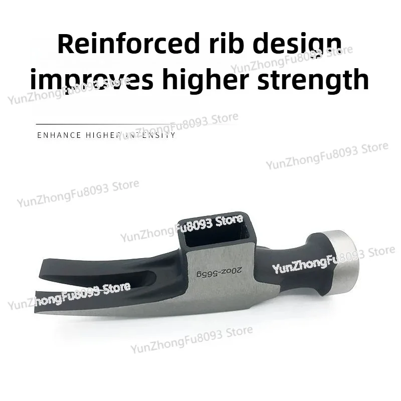 Professional High Carbon Steel Claw Hammer Head Carpenter Woodworking Claw Hammers Head Carpentry Nail Manual Tools Hand Home