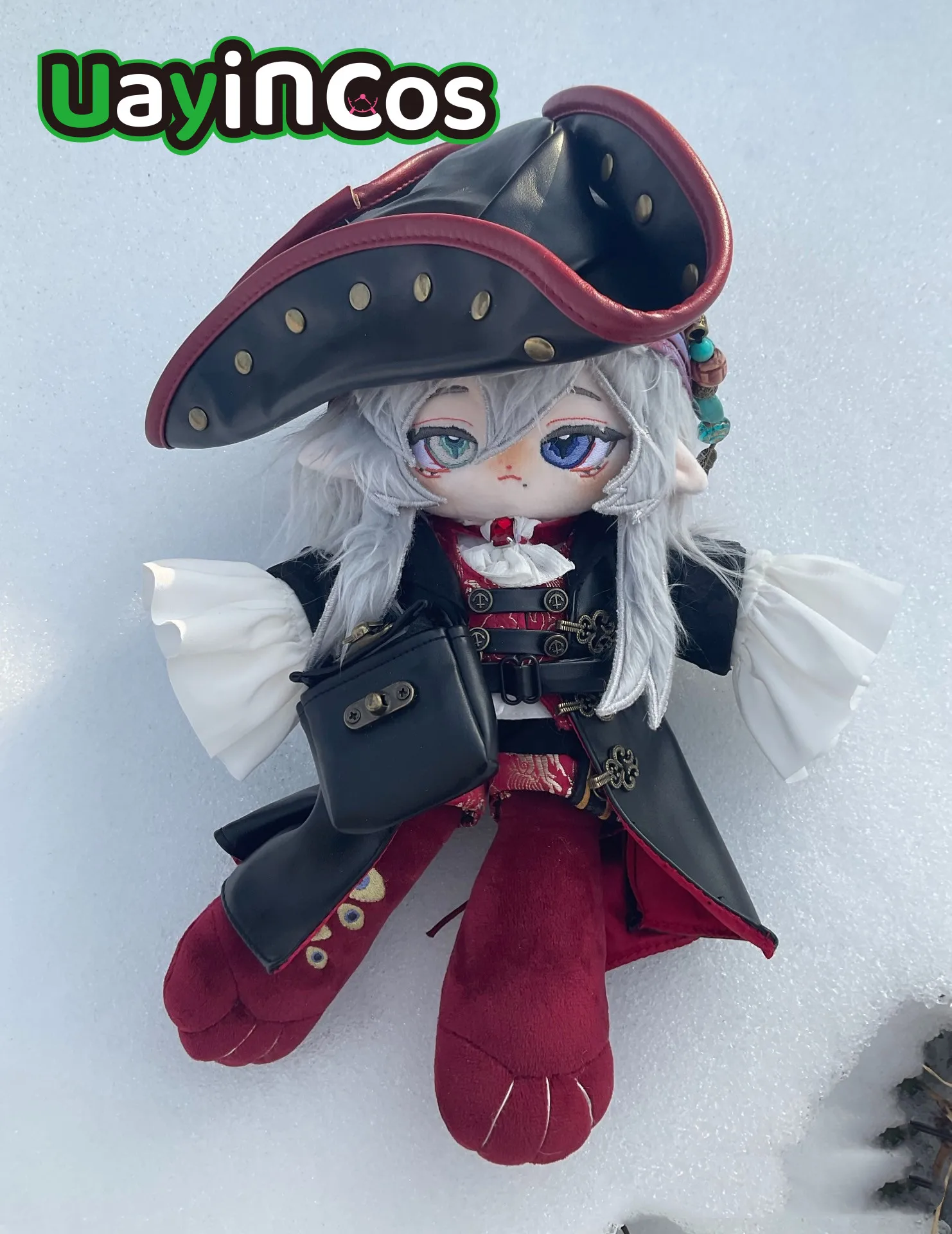 Fan Sheng Punk Princess Elf  Monster Stuffed 30cm Cute Plushie Cotton Plush Doll Body Anime Figure Toy For Kids Gifts Cosplay