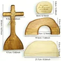 4pcs Round timber B