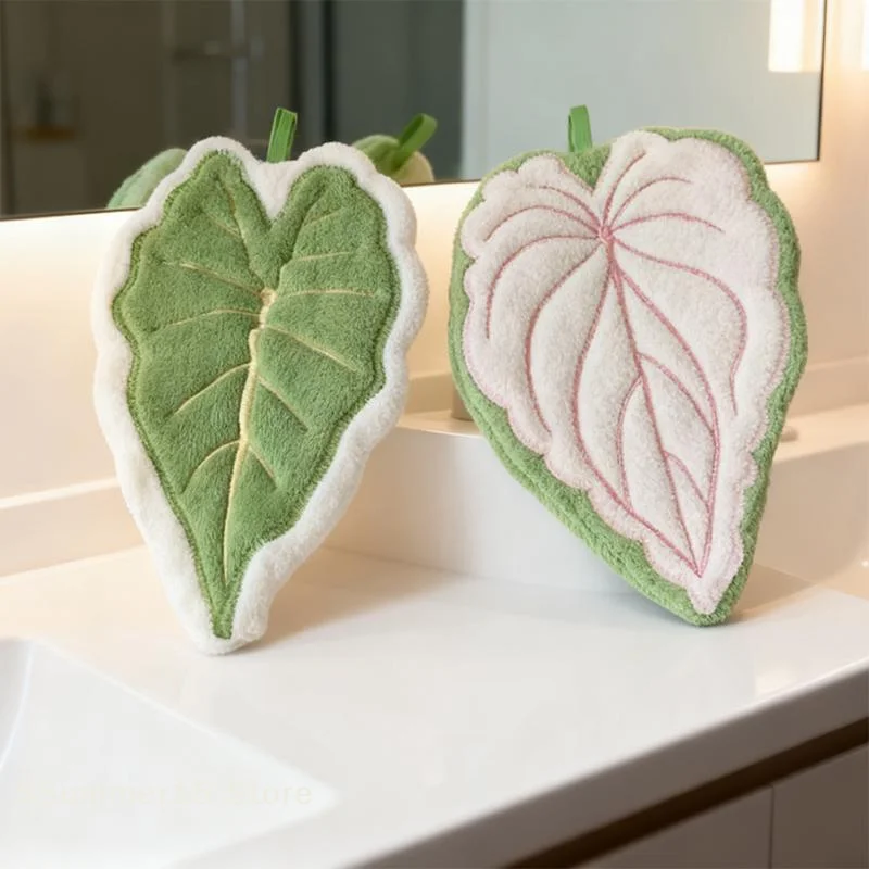 

【R】Towels Cleaning Towel Absorbent Handkerchief Hanging Thickened Kitchen Towel Bathroom Kitchen Accessories