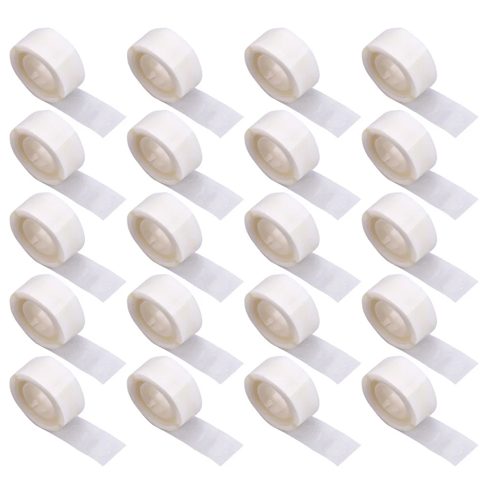 

20 Rolls Double-Sided Balloon Glue Point Tape Transparent Adhesive Tape for Balloon Decorations Party Photos Scrapbooks
