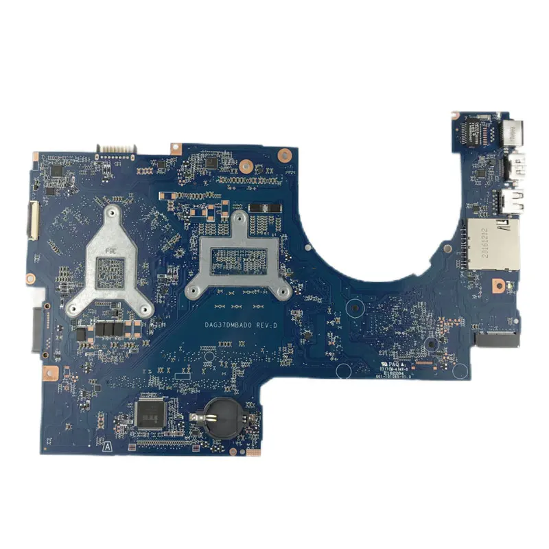 For HP Pavilion 17-AB 17-W Laptop Motherboard with I5-7300HQ I7-7700HQ CPU GTX1050-V4G GPU DAG37DMBAD0 Mainboard