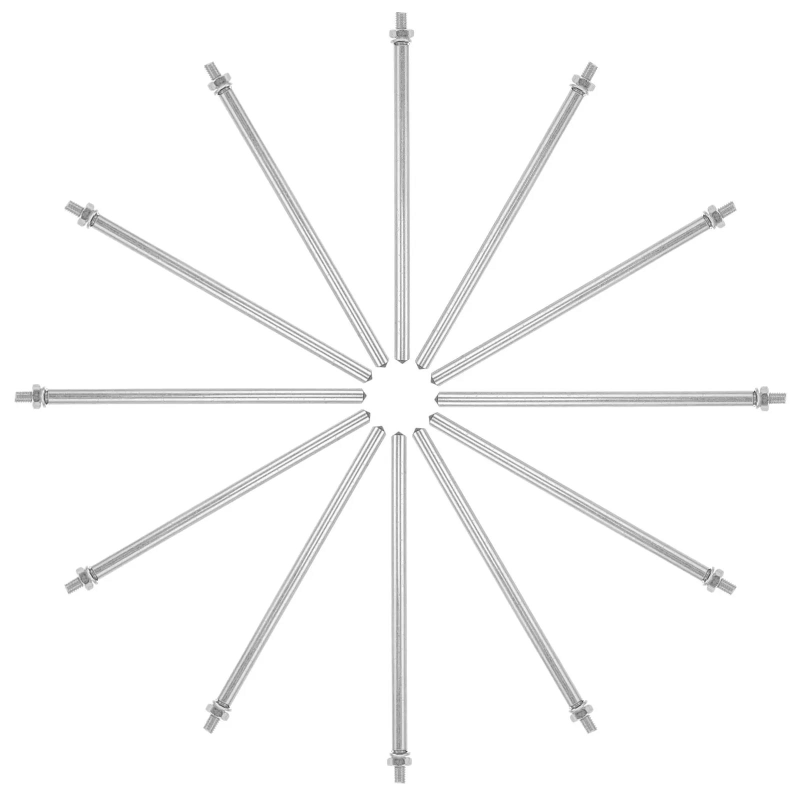

30Pcs Metal Thread Spool Pins for Industrial Sewing Machine Replacement Spool Pin Adapter Smooth Sewing Experience No Tangling