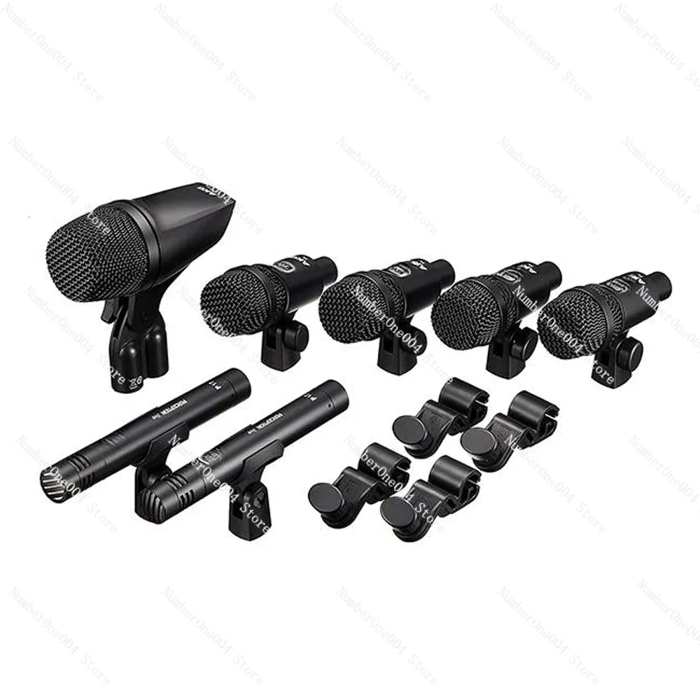 Seven-Piece Drum Microphone Set Stage Perormance Instrument Condenser Professional Dynamic Mic Recording For Band