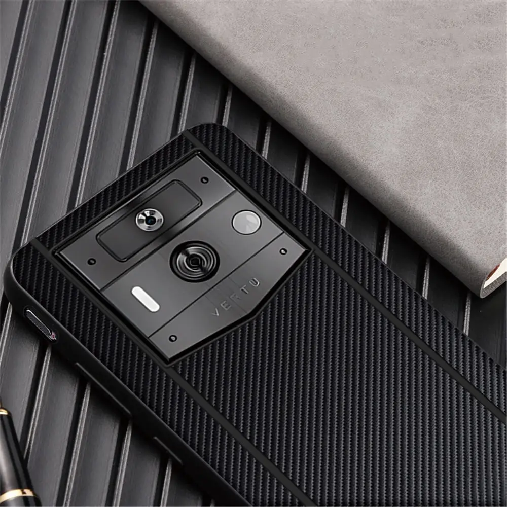 Luxury PU Leather Litchi Case For VERTU METAVERTU 2 Shockproof Business Cover