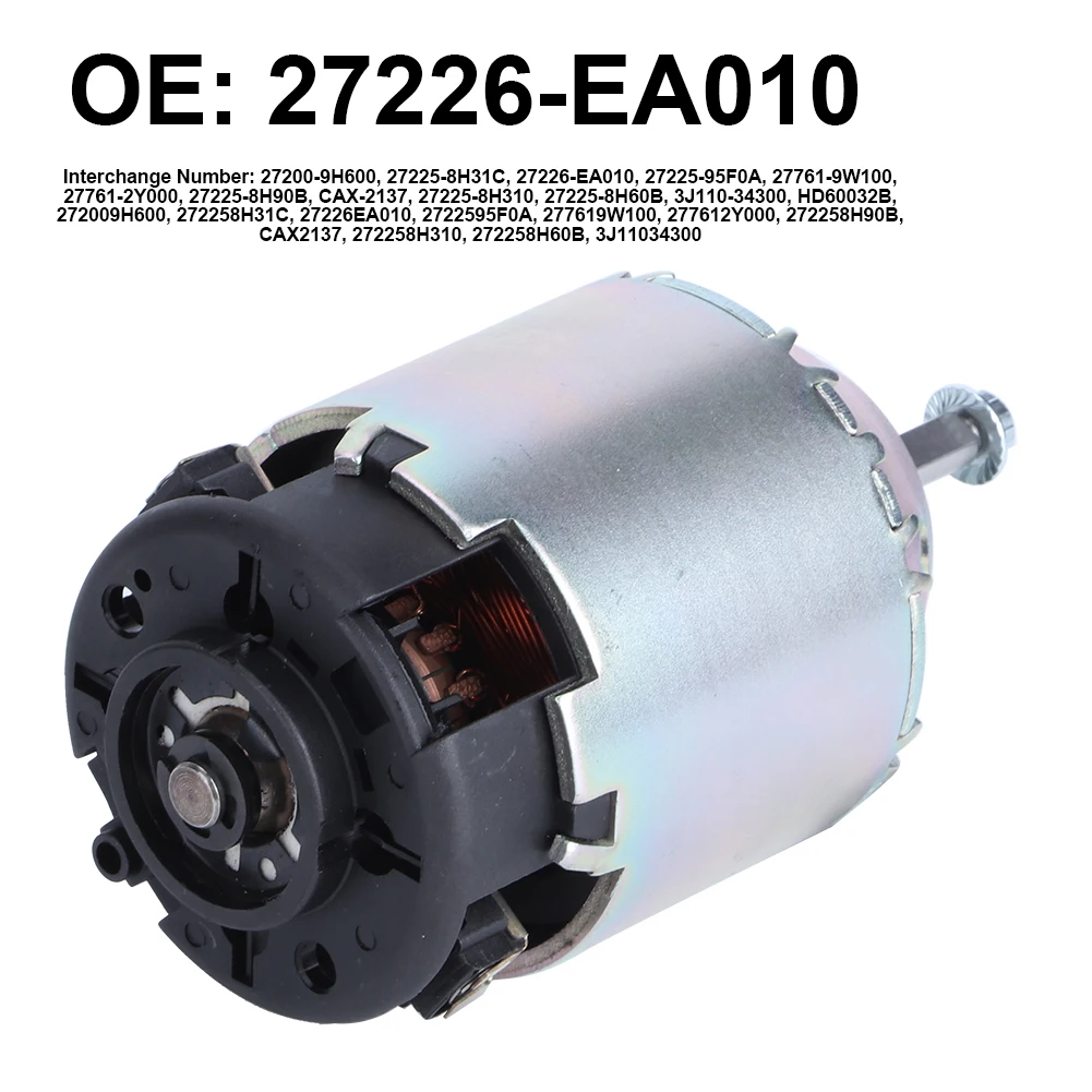 

Air Conditioner Blower Motor Replacement 27226-EA010 27225-8H310 Fit for Nissan X-Trail / Maxima / Navara Car Accessories