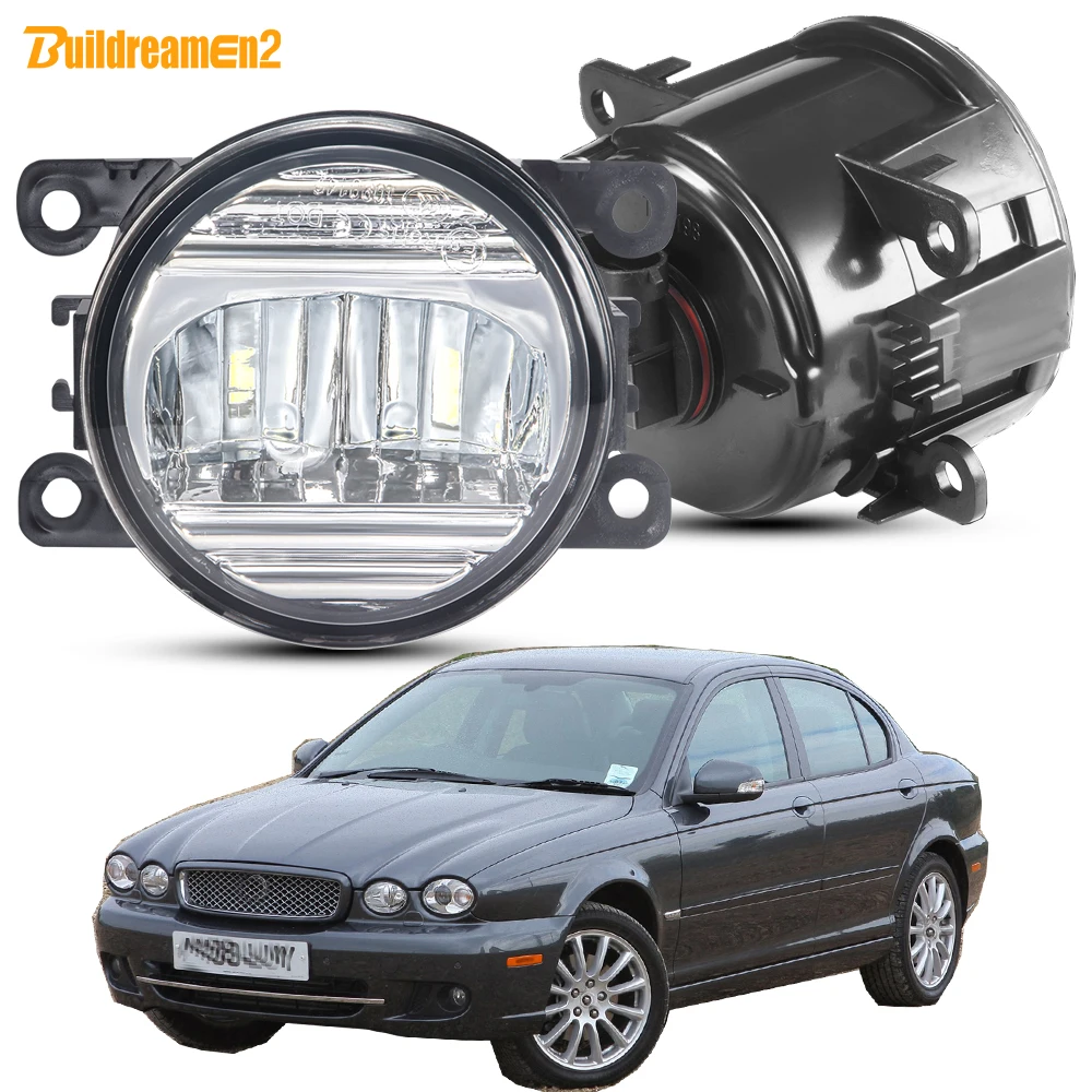 2X30W 3000LM Auto LED Nebel Licht Montage Für Jaguar X-Type Xtype (CF1) limousine 2001-2009 Externe Nebel Tagfahrlicht DRL