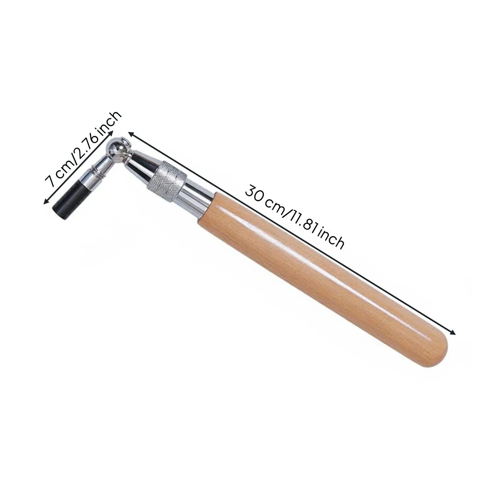 Musical Instrument Tuning Wrench for Piano Maintenance Professional Steel Lever Wooden Handle Repair Accessory