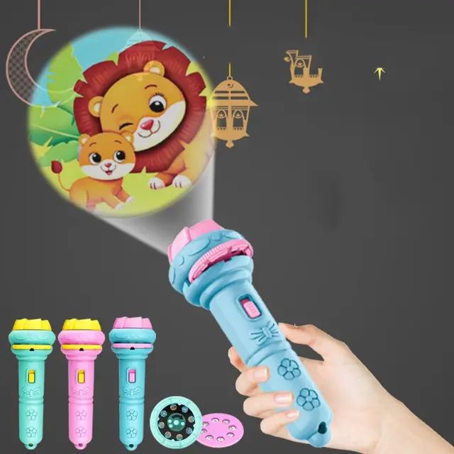 4 karty Cartoon latarka projekcyjna 32 wzory kreatywne dzieci latarka zabawka projektor zabawki dla dzieci księga z opowieściami na dobranoc