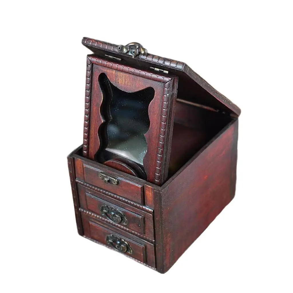 

Деревянная шкатулка для драгоценностей, витрина для ювелирных изделий для брошей, запонок, браслетов