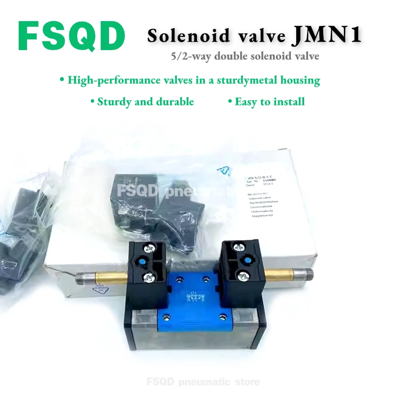 

JMN1H-5/2-D-1-2-3-FR-S-C 5/2-way double solenoid valve JMN1 series pneumatic air tools