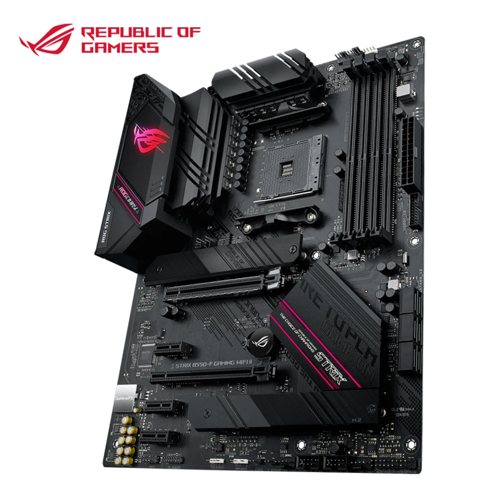 ASUS B550 Motherboard ROG STRIX B550-F GAMING WIFI II Supports Ryzen 5 5600G 5600/Ryzen 7 5700x3d 5800x3d 5700x/Ryzen 9 5950X