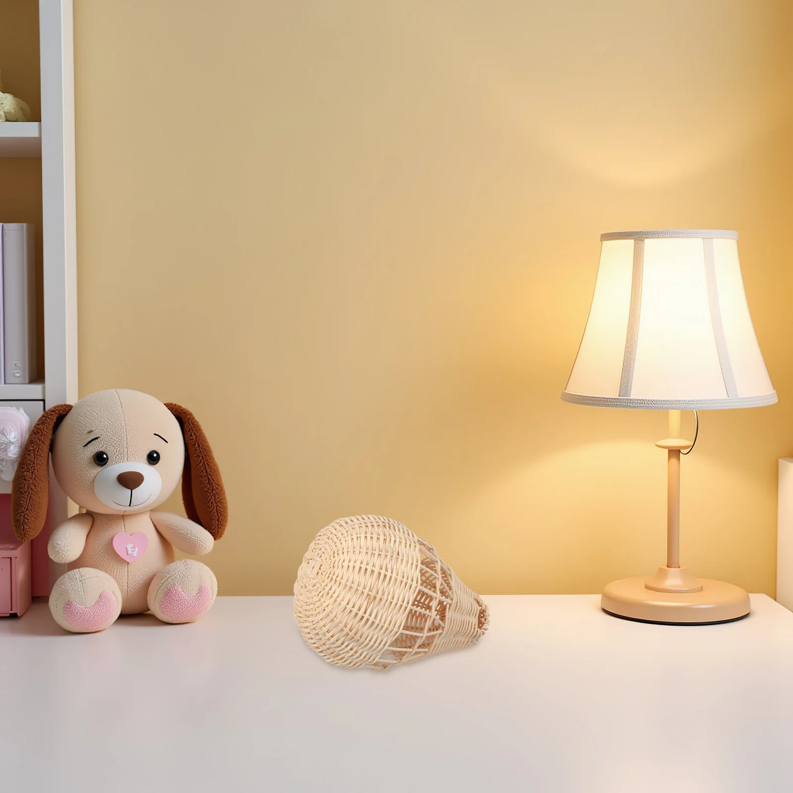 

Rattan Hot Air Balloon 6.29X4.72X4.72In Woven Hanging Decor For Nursery Room Party Shower Centerpiece Boho Wall