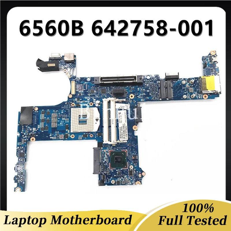 

642758-001 642758-501 642758-601 Mainboard For HP EliteBook 6460B Laptop Motherboard 6050A2398701-MB-A02 100% Full Tested Good