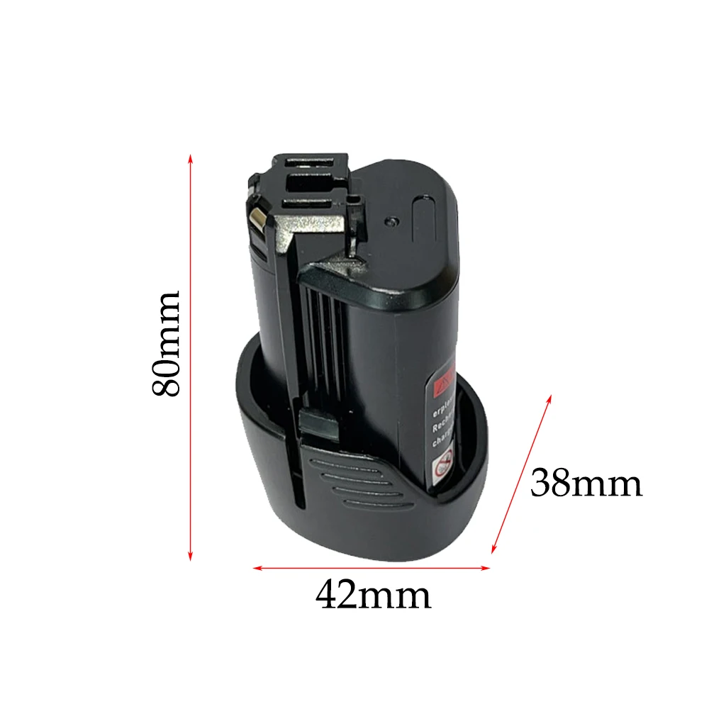 10.8V 3.0/4.0/5.0Ah Li-ion Rechargeable Battery Pack Replace for BOSCH Cordless Electric Drill Screwdriver BAT411 BAT412 BAT412A