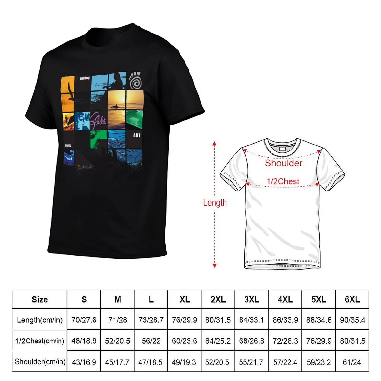 SwitchFoot Poster Tee T-Shirt Basic Daily Outfit Short Sleeve Tee