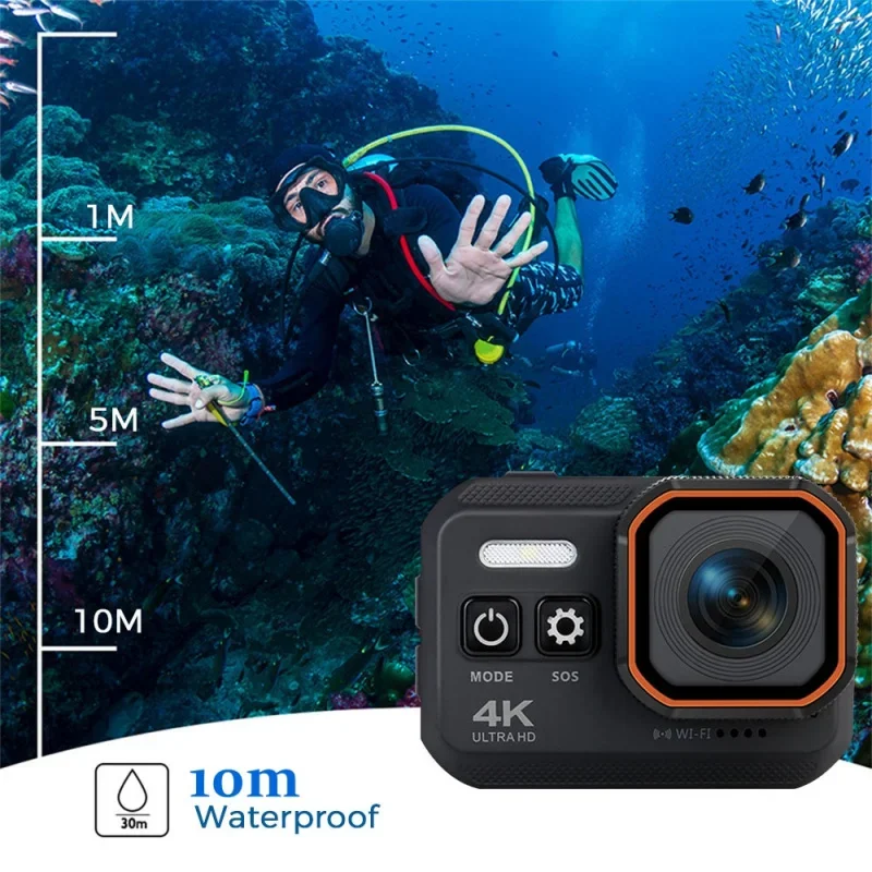 

Action Camera Sport Camera Underwater Camera for Outdoor Skiing Climbing