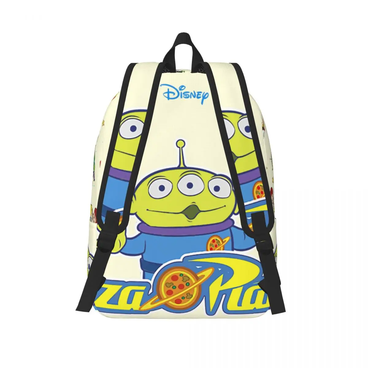 Lightweight Pizza Planet Storage Bag Camping Zipper Closure Disney Toy Story Andy Film High School Students Schoolbag Gift