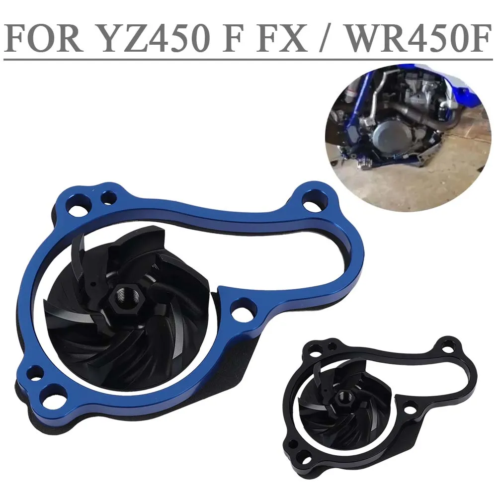

For YAMAHA YZ450F YZ 450F 450FX 2018 2022 WR450F WR 450F 2023 2019 2024 YZ450FX Water Pump Cooler Oversized Impeller Spacer Kit