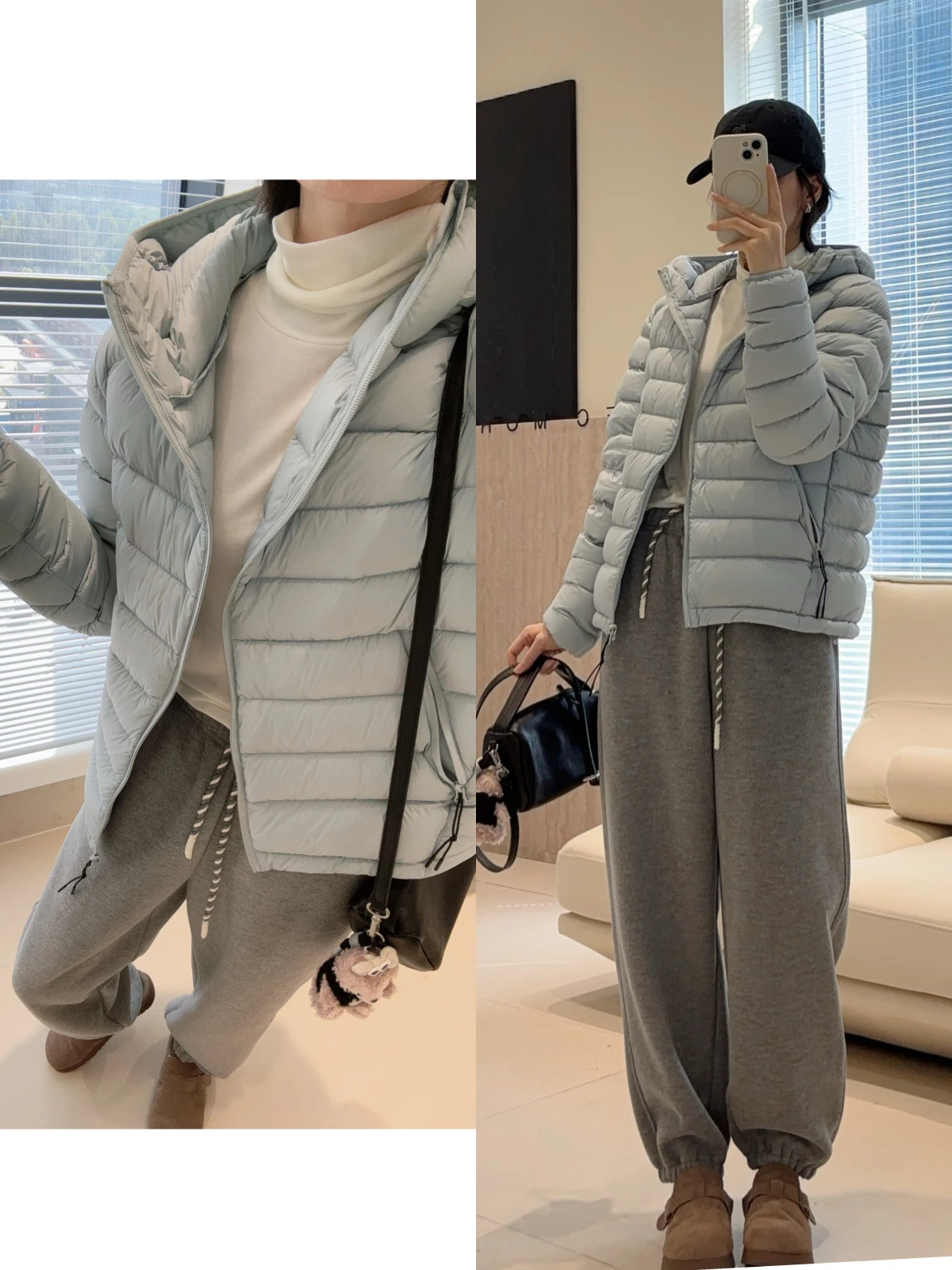 

Женская повседневная белая сумка-пуховик прямого кроя с капюшоном, водонепроницаемая, мягкая, легкая, мягкая, молочная сумка, верхняя одежда