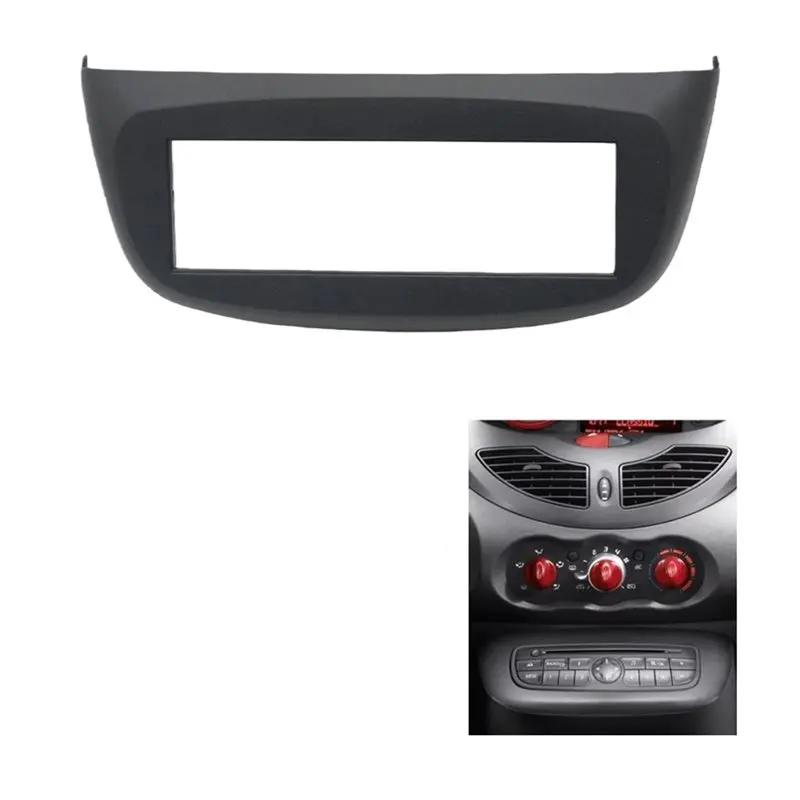 A98M 1Din Facia Frame For Renault Secret Twingo 2007-2014 Wind 2010-2013 Radio DVD Stereo CD Panel Dash Kit Accessories