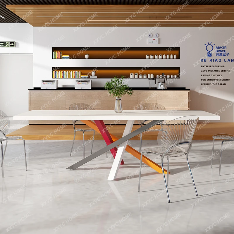 AA Asthetic Designer Manager Desk Office White Luxury Workstation Executive Table Conference Modern