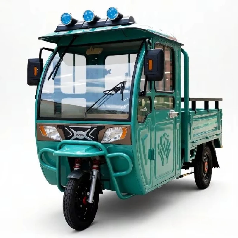 Light Electric Cargo Trike 48V 600W 150kg Box For Small Business Delivery Market Vendor Transport Customized view 2