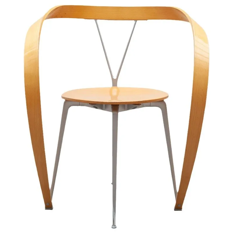 

Designer wrought iron simple casual single chair, special-shaped Internet celebrity creative streamer chair