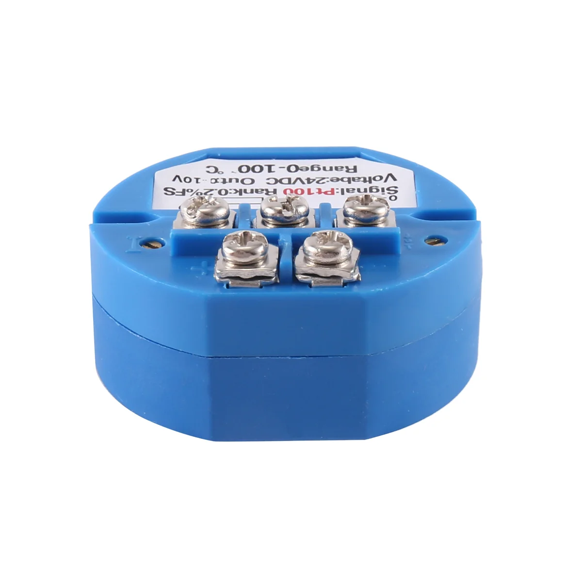 ประเภท PT100 0-10V 0-100องศา RTD input 0-10เอาต์พุต DC24V เครื่องส่งสัญญาณอุณหภูมิฉนวนกันความร้อน