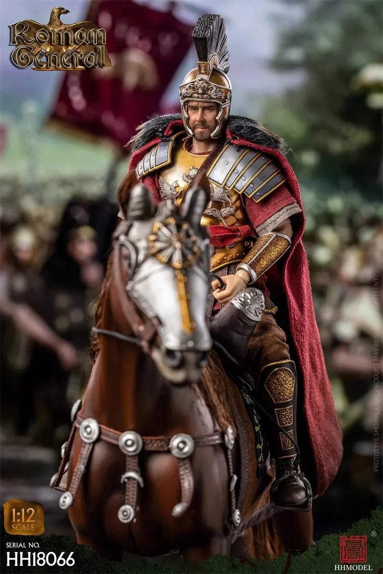 HHMODEL HH18066 HH18067 HH18068 HH18069 1/12 General of Rome Eagle Flag Bearer Full Set War horse For 6