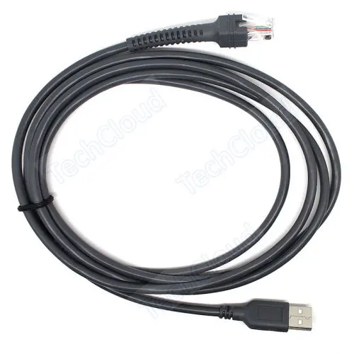 Imagen 2 del producto Cable USB para escáner de código de barras, símbolo de 2M, LS1203 LS2208 LS4208 LS3008 CBA-U01-S07ZAR, repuesto para Zebra Ds2278 3578 4608, venta al por mayor