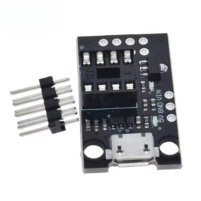 New Plug and Play ATtiny13A 25 45 85 Micro USB Programmer Development Board Programming Module ATtiny85