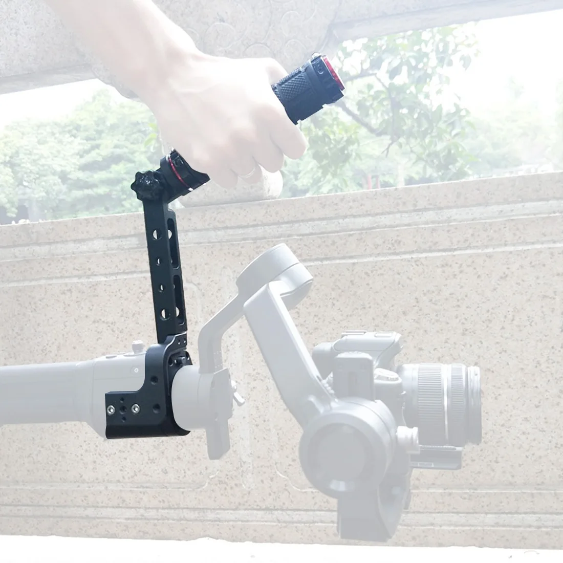 Vielseitiger Griffhalter, Halsring-Klemme, Halterung, Handstabilisator, Verlängerungsarm für Ronin S SC MOZA WeebillS Crane Gimbal – Detail 27