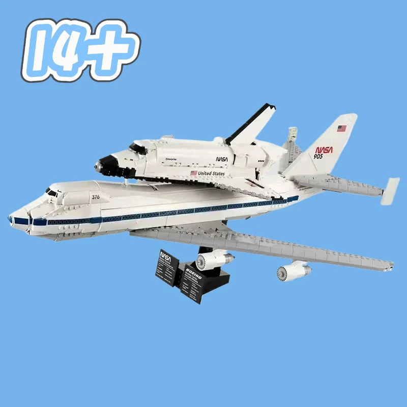 

Shuttle Carrier Aircraft Model Building Blocks Airplane Architecture Brick Toy Christmas Birthday Gift