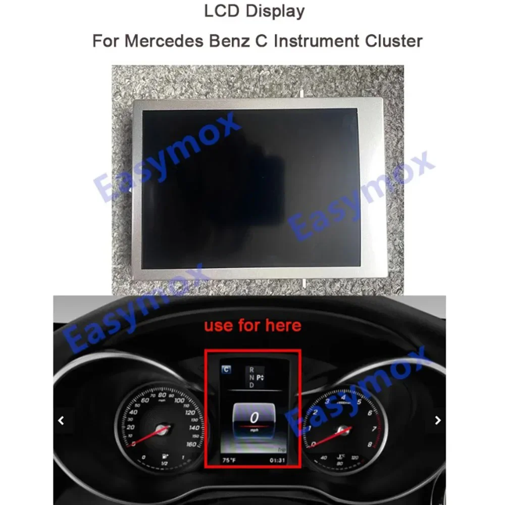 

5.7" LCD Display for Mercedes Benz C C-Class 2015-2018 C200 C250 C300 C350 C180 C400 Instrument Cluster Dashboard Repair