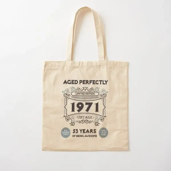 

Legend Aged Perfectly Born In December 1 Canvas Bag Grocery Foldable Fabric Fashion Designer Ladies Unisex Shoulder Bag Printed