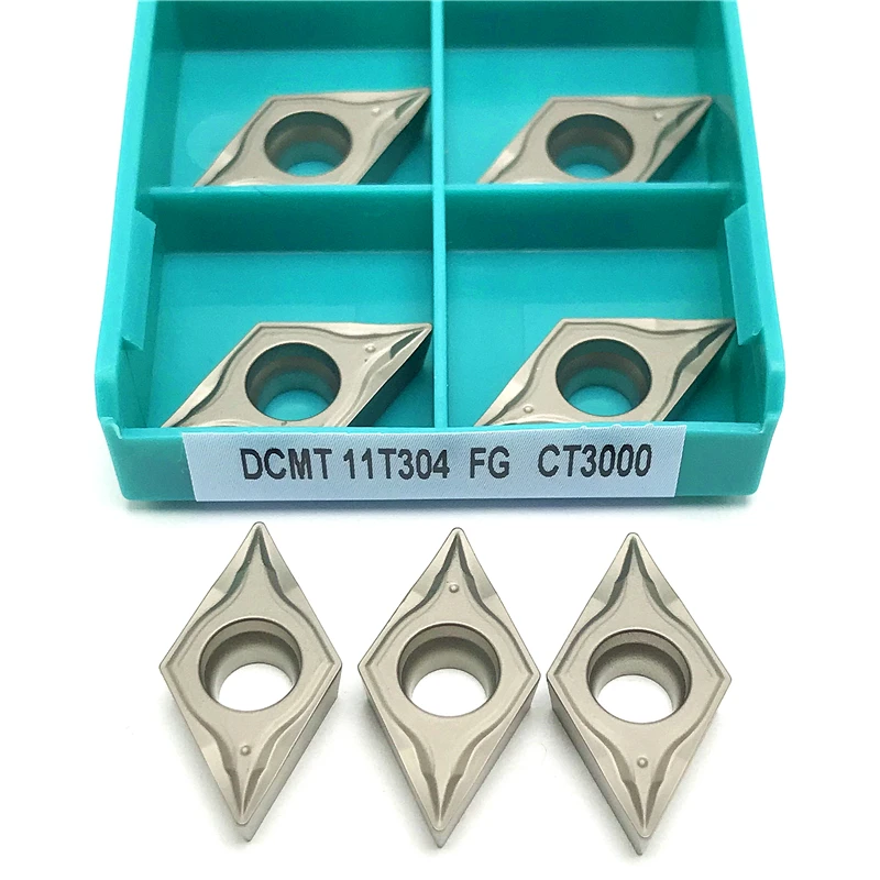 DCMT11T302 FA CT3000 Cermet Turning tool High quality Turning insert  Steel processing CNC Cutting Lathe tools