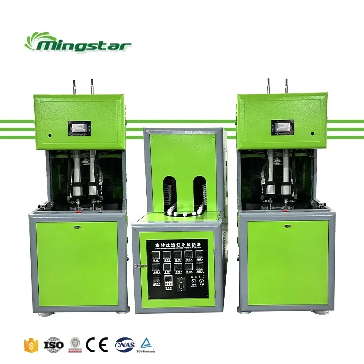 Manual pet blowing machine including blower and oven production of 500ML is 600-1500bph plastic bottle blower