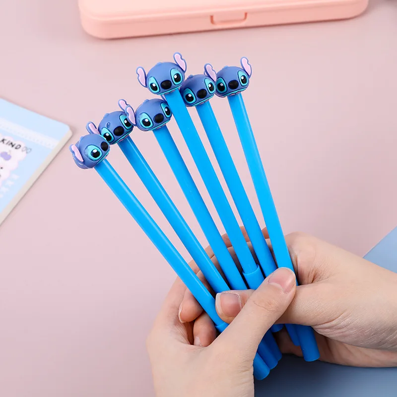 20/50pcs Creative Stitch Koala Gel Pen Cute 0.5mm Black Ink Signature Pens Promotional Gift Office School Supplies