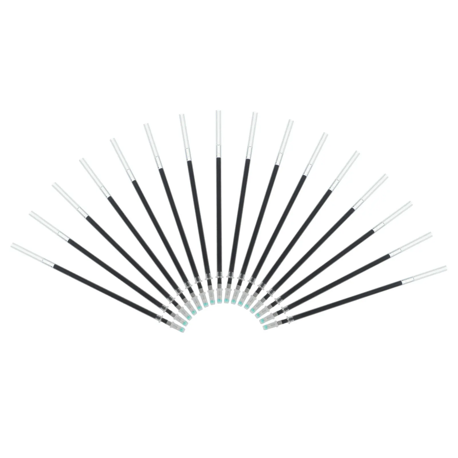 

150Pcs Pen Refills Black Gel Ink 0.5mm Smooth Writing Fade Resistant Business Note Taking Office Gel Pen Ink Refills