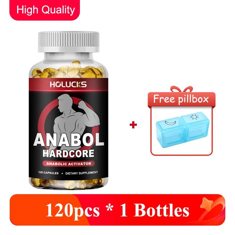 Men’s ANABOLIC Muscle Building Supplement, Boost Workout Energy, Muscle Growth & Protein Synthesis, Balances Men Hormones